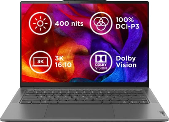 Lenovo Yoga Pro 7 14ARP8, šedá (83AU004CCK)