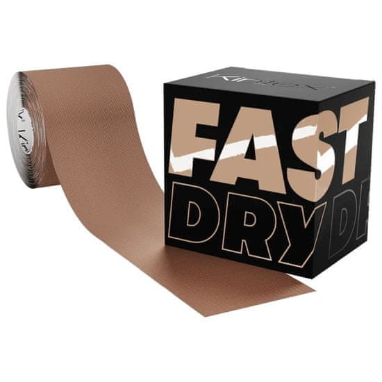 Kintex FastDry Tape - kinesiologický tejp z hedvábí, barva béžová, 5 cm x 5 m