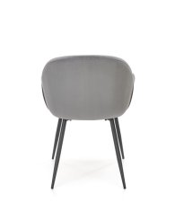 Halmar Čalouněná jídelní židle K480, šedá