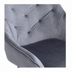 Halmar Čalouněná jídelní židle K487, šedá