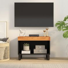 Greatstore TV skříňka 60 x 33 x 43,5 cm masivní akáciové dřevo