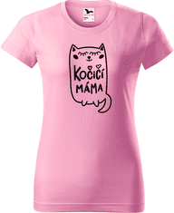 Hobbytriko Tričko pro maminku - Kočičí máma Barva: Růžová (30), Velikost: S