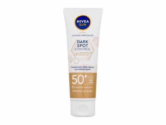 Nivea 40ml sun dark spot control sun fluid spf50+