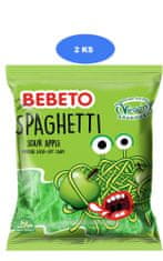 Bebeto  kyselé želé špagety Jablko 80g (2 ks)