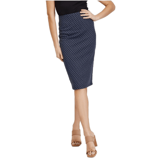 Orsay Tmavě modrá dámská vzorovaná sukně ORSAY_710315-555000