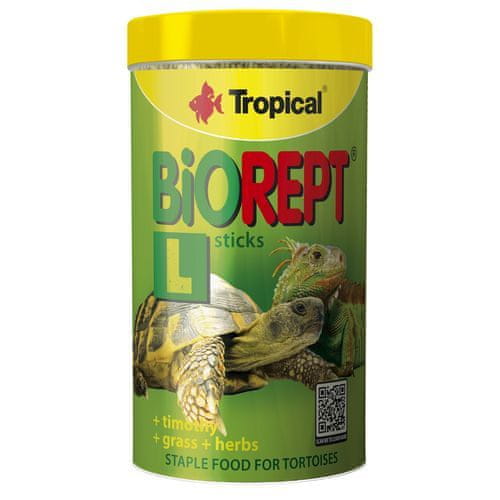 TROPICAL Biorept L 250ml/70g krmivo ve formě tyčinek pro suchozemské želvy