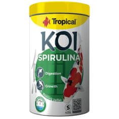 TROPICAL Koi Spirulina Pellet S 1l/320g plovoucí krmivo pro jezírkové ryby