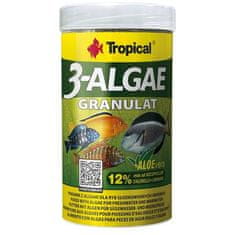 TROPICAL 3-Algae Granulat 100ml/44g krmivo s řasami pro sladkovodní a mořské ryby