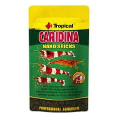 TROPICAL Caridina Nano Sticks 10g krmivo v podobě tyčiniek pro trpasličí krevetky