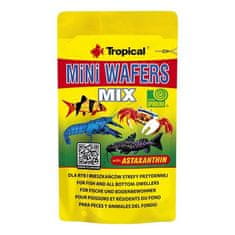 TROPICAL MiNi Wafers Mix 18g krmivo v podobě oplatky pro ryby žijících u dna