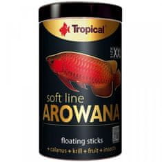 TROPICAL Arowana XXL 250ml/80g měkké krmivo ve formě plovoucích tyčinek pro dospělé arowany