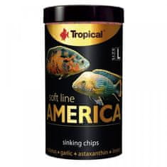 TROPICAL America L 100ml/52g krmivo pro masožravé ryby ze severní a jižní Ameriky