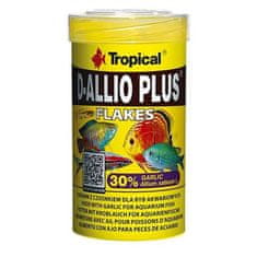 TROPICAL D-Allio Plus Flakes 100ml/20g vločkové krmivo s dodatkem česneku pro akvarijní ryby