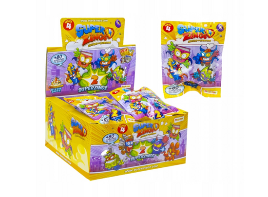 SuperZings Figurky Magic box Super zings 4. serie - 1 sáček = 2 figurky.