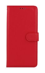 TopQ Pouzdro Xiaomi Redmi Note 12 Pro+ 5G knížkové červené s přezkou 95416