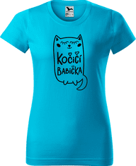 Hobbytriko Tričko pro babičku - Kočičí babička Velikost: XL