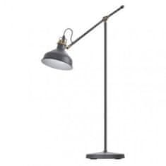 Emos Stojací lampa ARTHUR na žárovku E27, 150cm, tmavě šedá Z7610