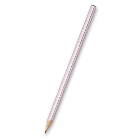 Faber-Castell Grafitová tužka Faber-Castell Sparkle - perleťové odstíny výběr barev sv. růžová