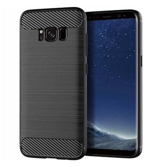 FORCELL Obal / kryt na Samsung Galaxy S8 PLUS černý - Forcell CARBON