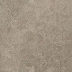 Zlatá vliesová tapeta na zeď s listy, M69802, Botanique, Ugepa, 0,53 x 10,05 m