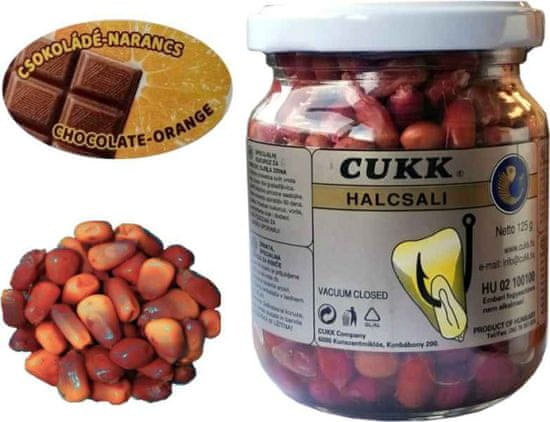 Cukk Kukuřice bez nálevu - 125g čokoláda/orange