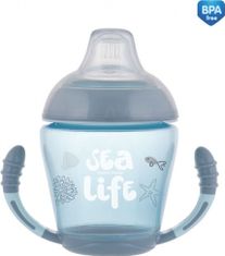 Canpol CANPOL 56/501 Nerozlévající se hrnek 230ml SEA LIFE šedá