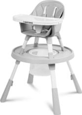 Caretero Dětská jídelní židlička 3v1 Caretero Velmo Grey