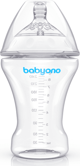 BABY ONO BabyOno BabyOno Antikoliková láhev Natural - 260 ml