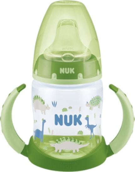 Nuk Kojenecká láhev na učení NUK 150 ml zelená dino