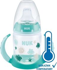 Nuk Kojenecká láhev na učení NUK s kontrolou teploty 150 ml bílá