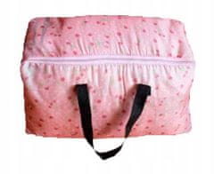 INNA Sada 4 pytlů na oděvy pro uložení ložního prádla obal na oblečení skvanda home růžová