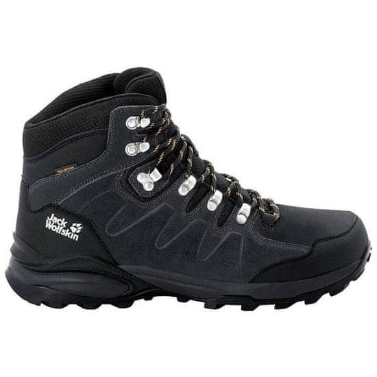 Jack Wolfskin Boty trekové černé Refugio Texapore Mid