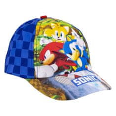 Grooters Dětská baseballová kšiltovka Sonic - Kostkovaná