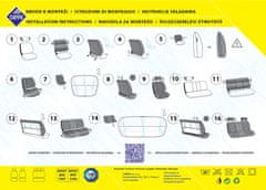 Autopotahy DG FABIA černá/šedá