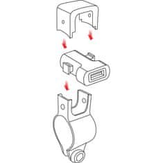 LAMPA Zásuvka na řídítka motocyklu USB-Fix OMEGA – 38832