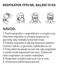 iprotect Dětský respirátor FFP2 NR Junior , balení 10 ks, balónky