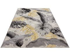 Hanse Home Kusový koberec Flair 105612 Gold Leaves Multicolored – na ven i na doma 80x165