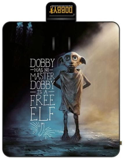 CurePink Deka na piknik Harry Potter: Dobby (130 x 150 cm)