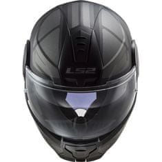 LS2 SCOPE AXIS výklopná helma černá/šedá-titan