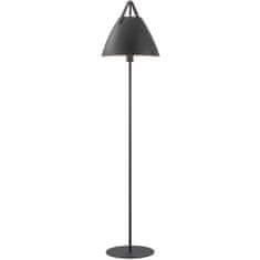 NORDLUX Designová stojací lampa s koženým popruhem Strap bílá