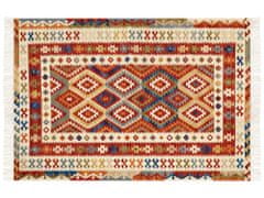 Beliani Vlněný kelimový koberec 160 x 230 cm vícebarevný OSHAKAN