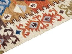 Beliani Vlněný kelimový koberec 200 x 300 cm vícebarevný VOSKETAP