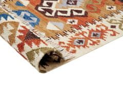 Beliani Vlněný kelimový koberec 200 x 300 cm vícebarevný VOSKETAP