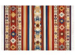 Beliani Vlněný kelimový koberec 200 x 300 cm vícebarevný JRARAT
