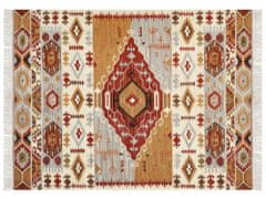Beliani Vlněný kelimový koberec 160 x 230 cm vícebarevný PROSHYAN