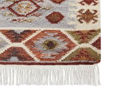Beliani Vlněný kelimový koberec 200 x 300 cm vícebarevný PROSHYAN