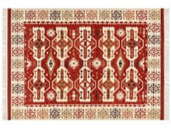 Beliani Vlněný kelimový koberec 200 x 300 cm vícebarevný VOSKEVAZ