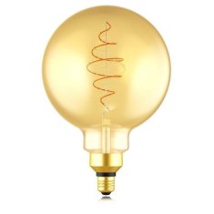 NORDLUX Stmívatelná zlatá LED žárovka Deco globe 8,5 W W