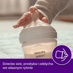 Avento Philips Avent Sada 4 lahví Natural Responsive, kartáč na lahve, dudlík SCD838/11