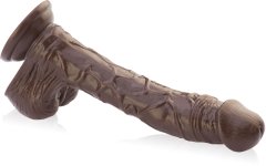 XSARA Dildo 25,5cm - na přísavce, mohutný penis – 74594855